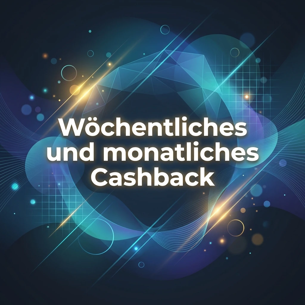 Wöchentliches und monatliches Cashback